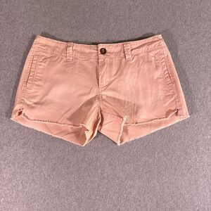Old Navy Womens Shorts Pink Jeans Size 4 (29) Low Raise Cut-Off
